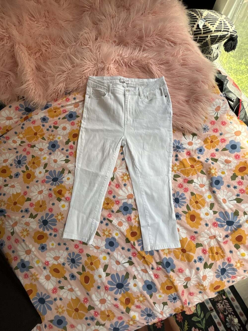 Judy Blue Women's White Skinny Fit Denim Jeans Size 15/32